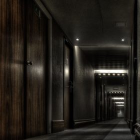 Dark Corridor - A hotel close to Brussels, Belgium